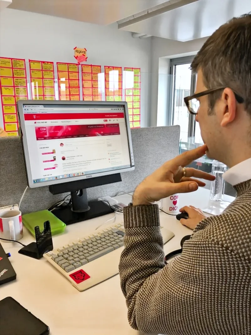 Am Dashboard der ContentFactory